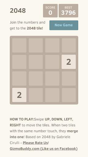 2048 Game - With No Advertisements screenshot 2