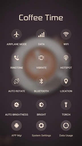 Coffee  time APUS Launcher Theme 3 تصوير الشاشة