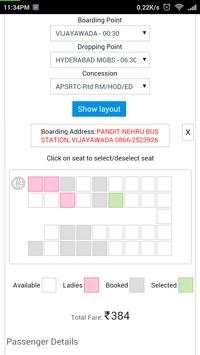 APSRTC Online 4 تصوير الشاشة