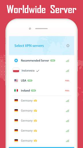 Indonesia VPN: Free VPN Proxy & VPN Client screenshot 3