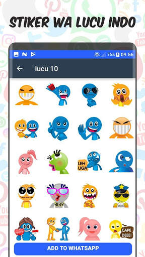 Stiker Lucu WA Sticker for Whatsapp WAStickerApps screenshot 4