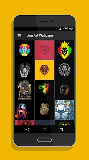 Lion Art Wallpaper screenshot 1