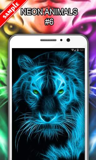 Neon Animals Wallpaper screenshot 7