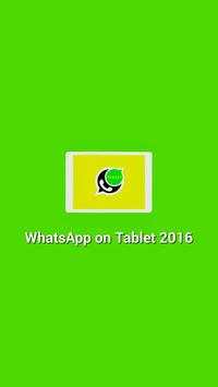 Tablet WhatsApp 2016 screenshot 1