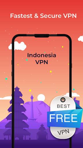 Indonesia VPN - Free, Fast & Secure VPN Proxy screenshot 1