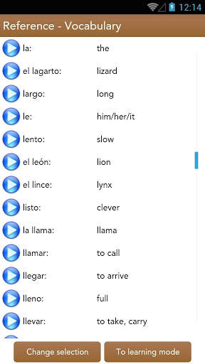 Spanish Class Demo screenshot 2