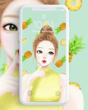 Cute Laurra Girl Wallpaper screenshot 5
