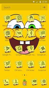 Cute Yellow Cartoon Theme screenshot 6