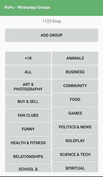 PuPu Groups for WhatsApp screenshot 1