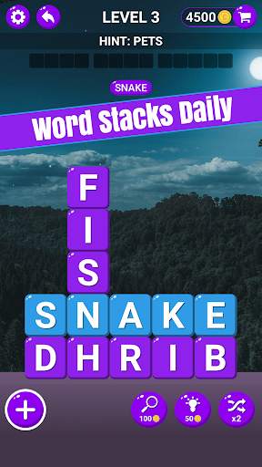 Word Blocks: Free Word Stacks Game screenshot 3
