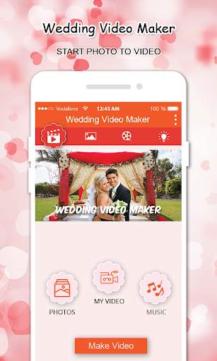 Wedding Video Maker screenshot 1