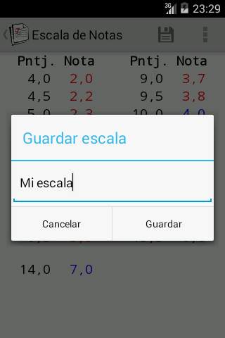 Escala de Notas скриншот 5