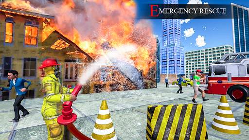 American Fire Fighter:  Real Hero- Fire Truck Game screenshot 4