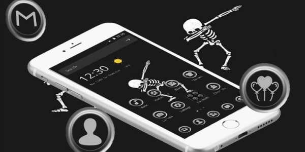 Black Art Skull Dancer Theme screenshot 4