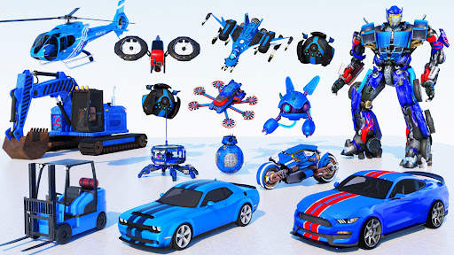 Flying Jet Robot Car Transform screenshot 2
