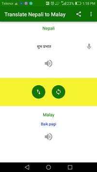 Translate Nepali to Malay 5 تصوير الشاشة