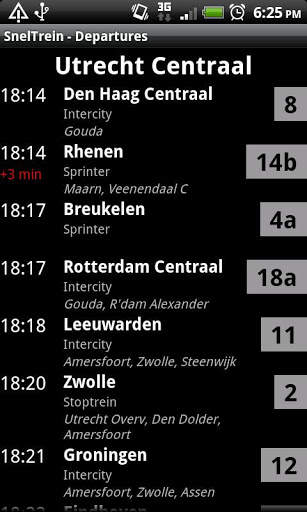 SnelTrein screenshot 4