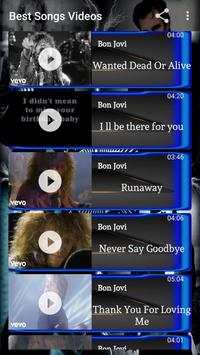 BON JOVI ~ The Best Video & Music MP3 Offline screenshot 6