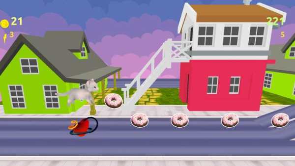 Talking Cat Candy Run screenshot 2
