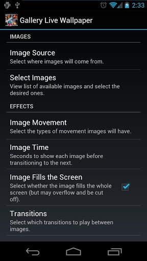 Gallery Free Live Wallpaper screenshot 2
