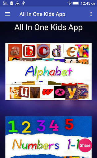 All In One Kids App ABCD Learning App For Children screenshot 1