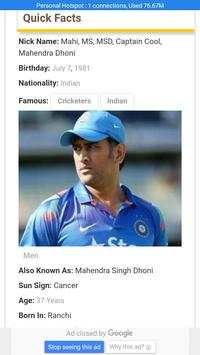 Indian Cricketers -Journey screenshot 5