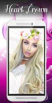 Photo Booth Heart Crown App screenshot 5