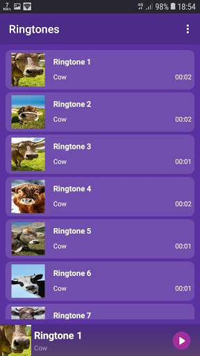 Cow - RINGTONES and WALLPAPERS screenshot 1