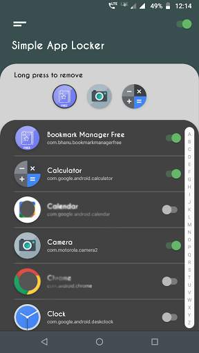 Fingerprint App Locker screenshot 6
