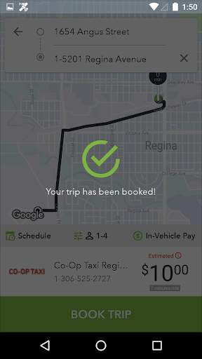CO-OP TAXI REGINA screenshot 3