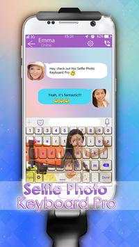 Selfie Photo Keyboard Pro screenshot 3