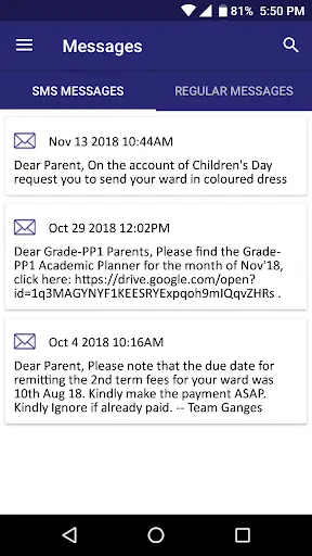 Ganges Valley Parent Portal screenshot 6