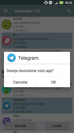 Gerenciador de aplicativos do sistema screenshot 4