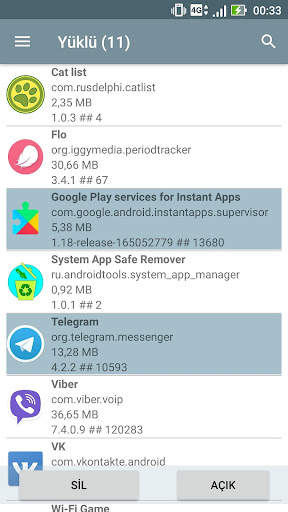 Sistem uygulaması yöneticisi screenshot 3