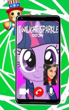 Video call Twilight Unicorn Sparkle Little Queen screenshot 6