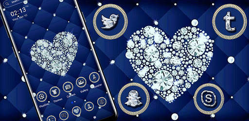 Diamond Heart Launcher Theme screenshot 6