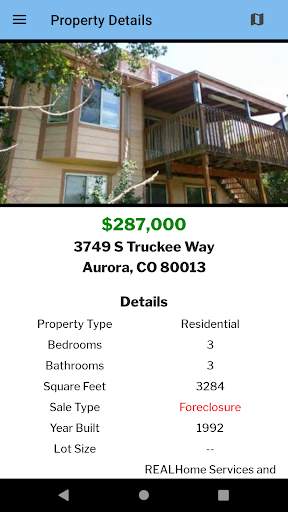 Free Foreclosure Home Search b скриншот 3