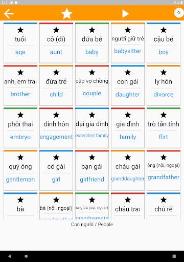 Speak Vietnamese Phrase, Vocab screenshot 15