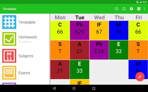 Timetable screenshot 9