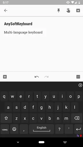 AnySoftKeyboard screenshot 1