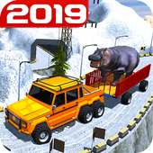 Animal Safari 6X6 Transport Truck Driving logo