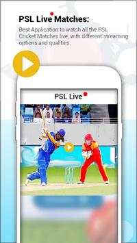 PSL live cricket-Live match streaming app screenshot 1