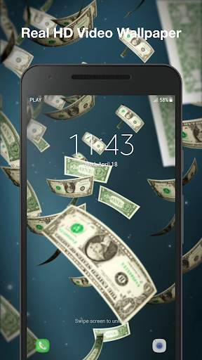 Money Rain Live Wallpaper PRO screenshot 3