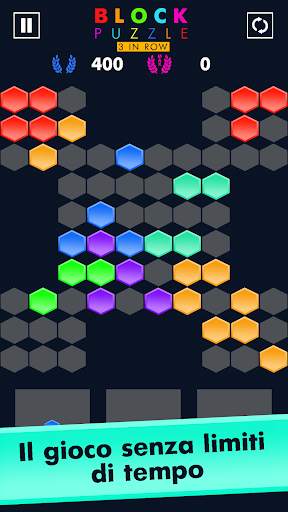 Blocco puzzle tre in fila (Block puzzle) screenshot 4