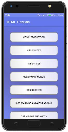 HTML Tutorials скриншот 4