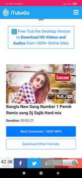 YouTube,FB video Download screenshot 5