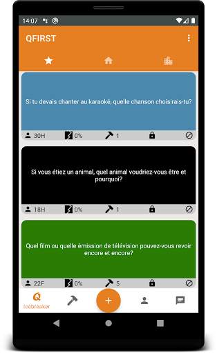 QFIRST Dating - Brise la glace anonymement screenshot 1