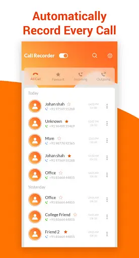 Call Recorder - Automatic Call Recorder screenshot 1