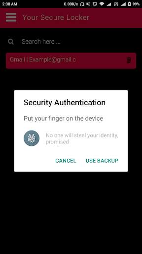 Password Locker App screenshot 6