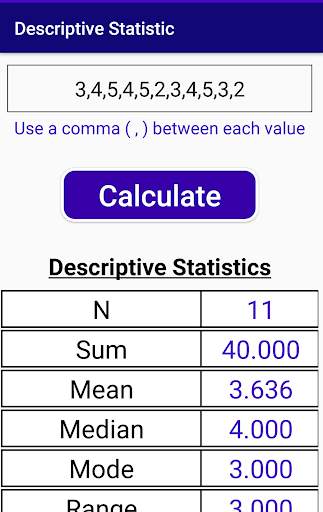 Statistical Assistant screenshot 3